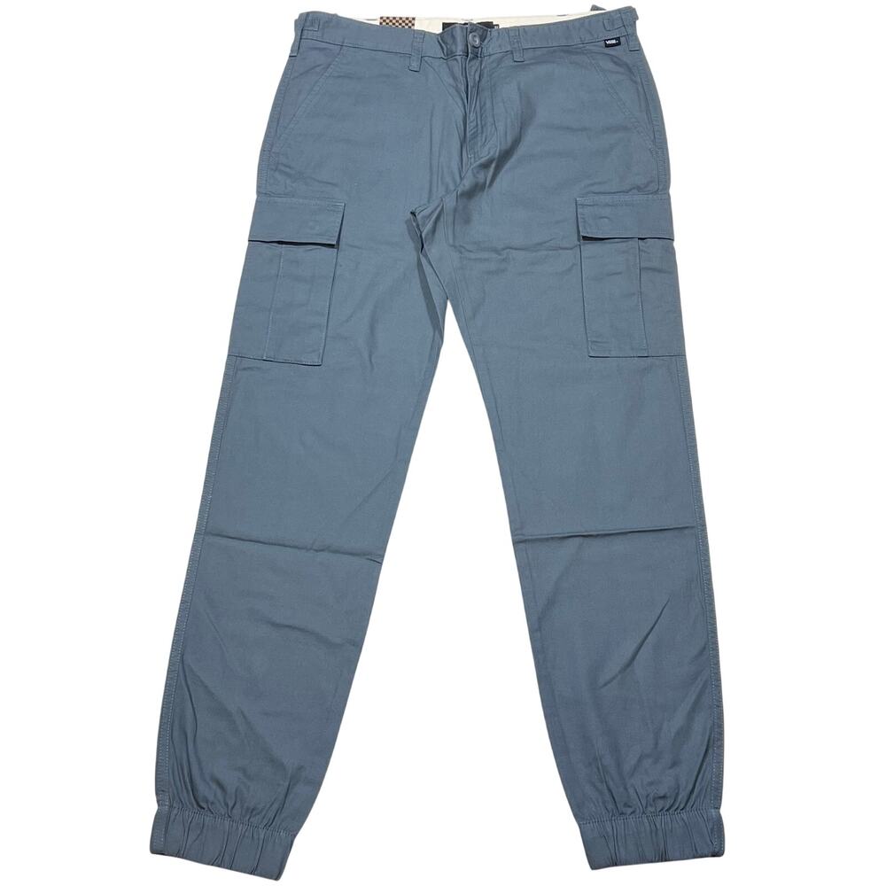 Vans Off the Wall Tremain Jogger Pants Men 32x30 Gray Jogger Fit Medium Rise